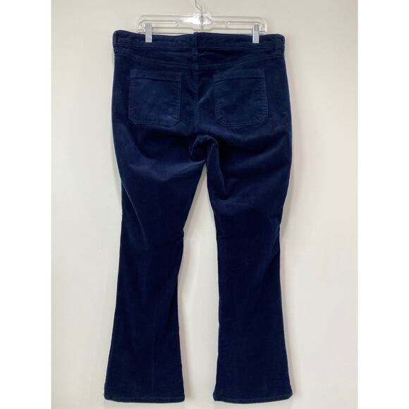 GAP Baby Boot Corduroy Pants Women’s Size 14 32 R Pocket Blue 70’s Western Boho - Picture 9 of 9